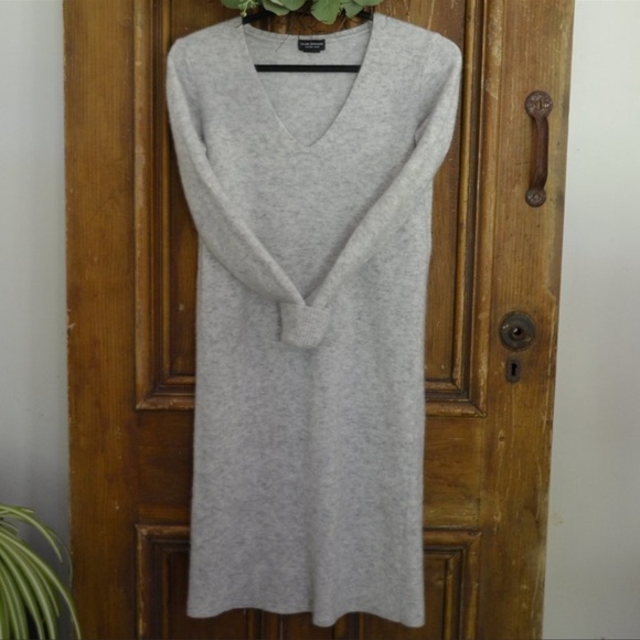 Club Monaco Dresses & Skirts - Club Monaco Wool Alpaca Blend V-Neck Knit Dress